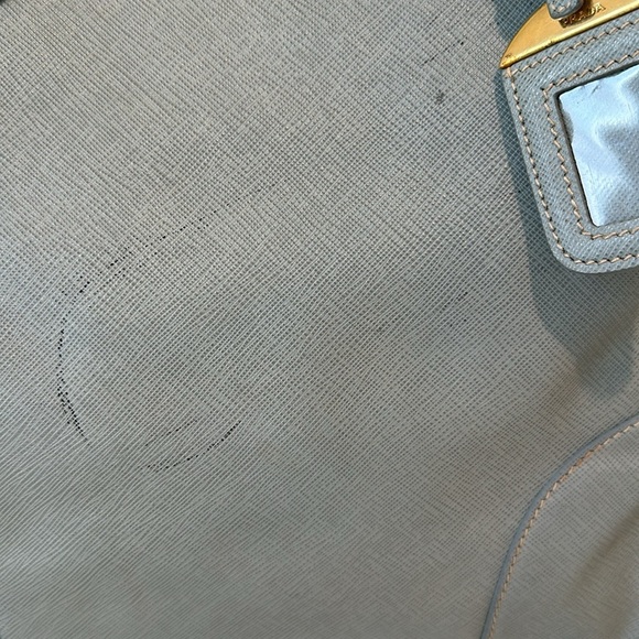 💯Authentic Prada Light Blue Safiano Leather Tote Bag🍀 - Picture 13 of 16